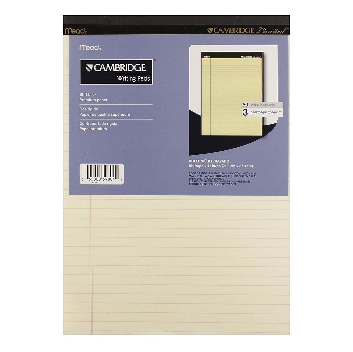 Study writing pad sales